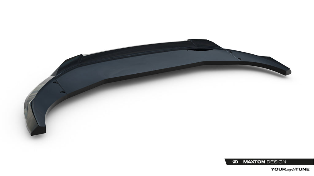 Maxton Design Street+ Spoilerlippe Front Ansatz V.2 passend für Cupra Terramar Mk1 schwarz Hochglanz