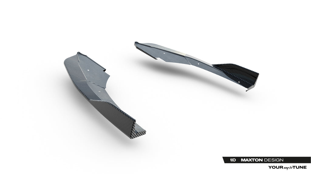 Maxton Design Prepreg Carbon Fiber Heck Ansatz Flaps Diffusor passend für Audi RS3 Limousine 8Y Facelift