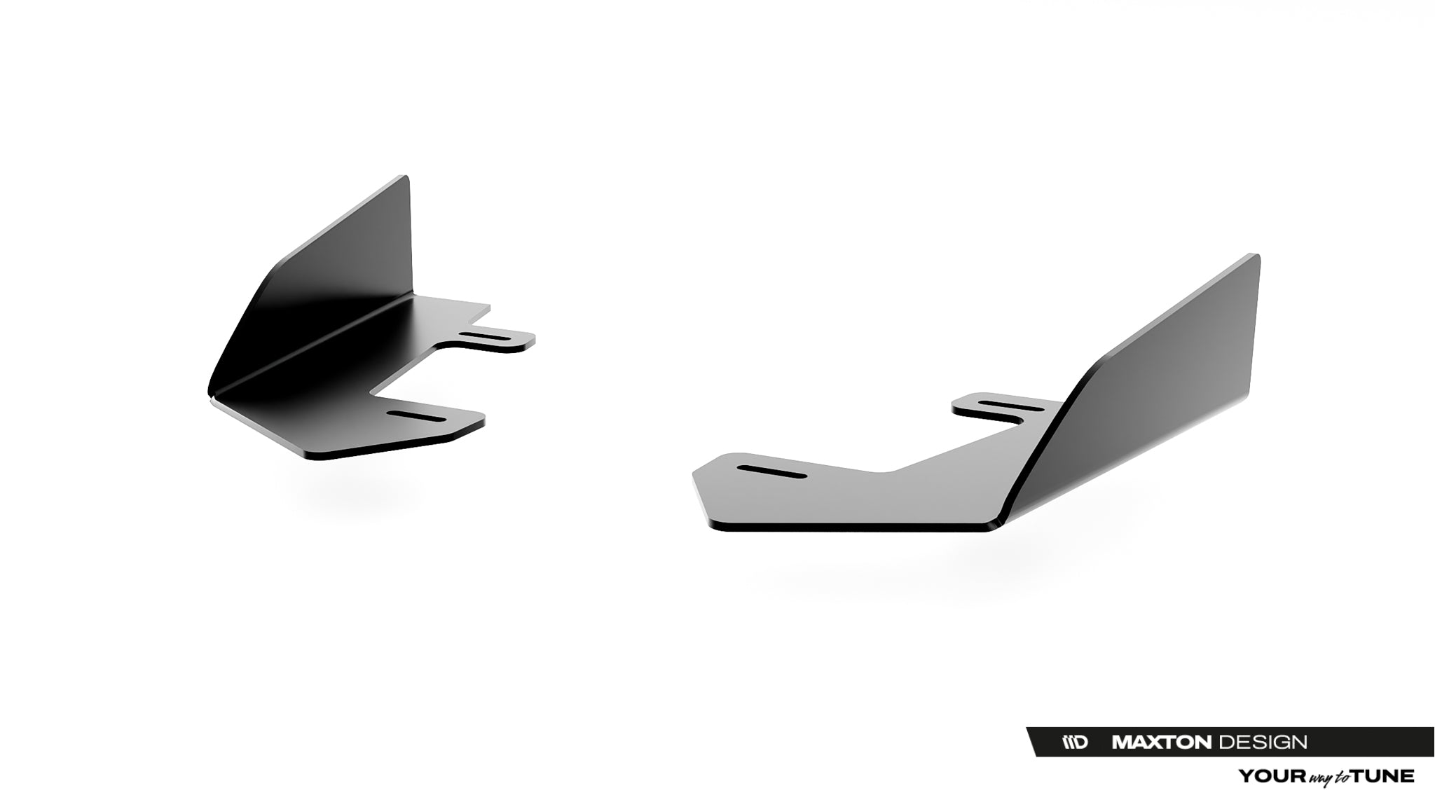 Maxton Design Front Stoßstange Flaps passend für Flaps Cupra Leon ST / Hatchback Mk1 Facelift schwarz Hochglanz