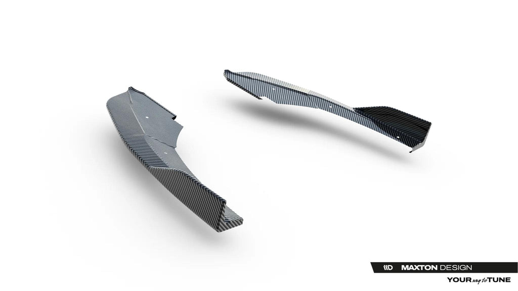 Maxton Design Prepreg Carbon Fiber Heck Ansatz Flaps Diffusor passend für Audi RS3 Sportback 8Y Facelift