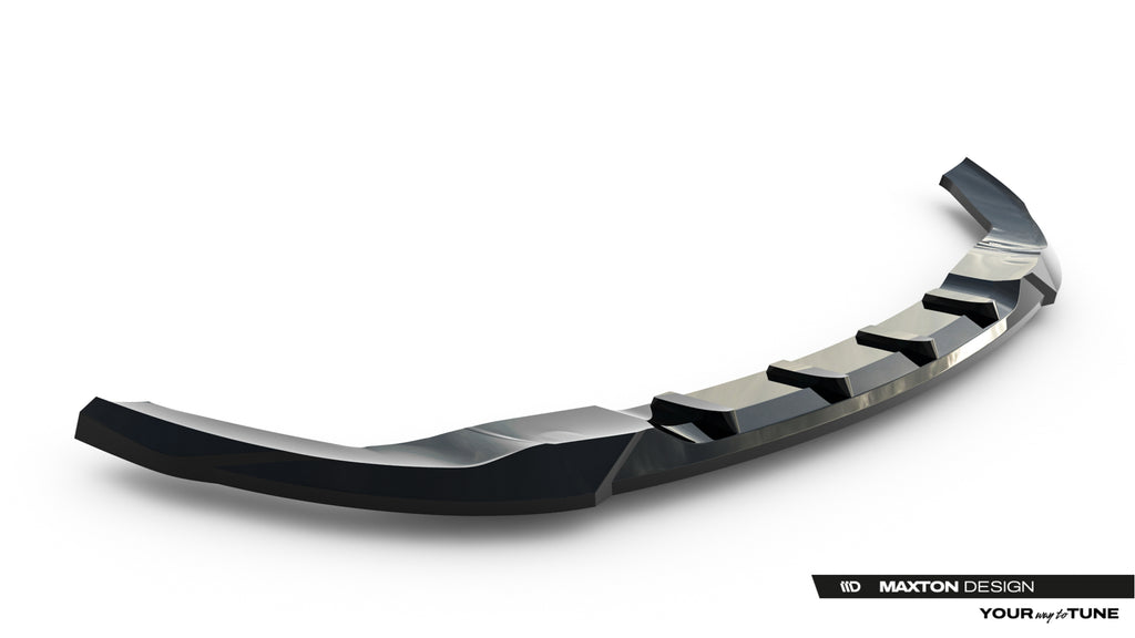 Maxton Design Street+ Spoilerlippe Front Ansatz passend für Land Rover Range Rover SVR Mk2 Facelift schwarz Hochglanz