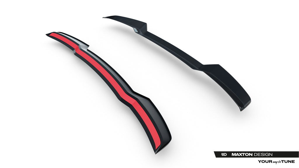 Maxton Design Spoiler CAP passend für BMW X3 M50 G45 schwarz Hochglanz