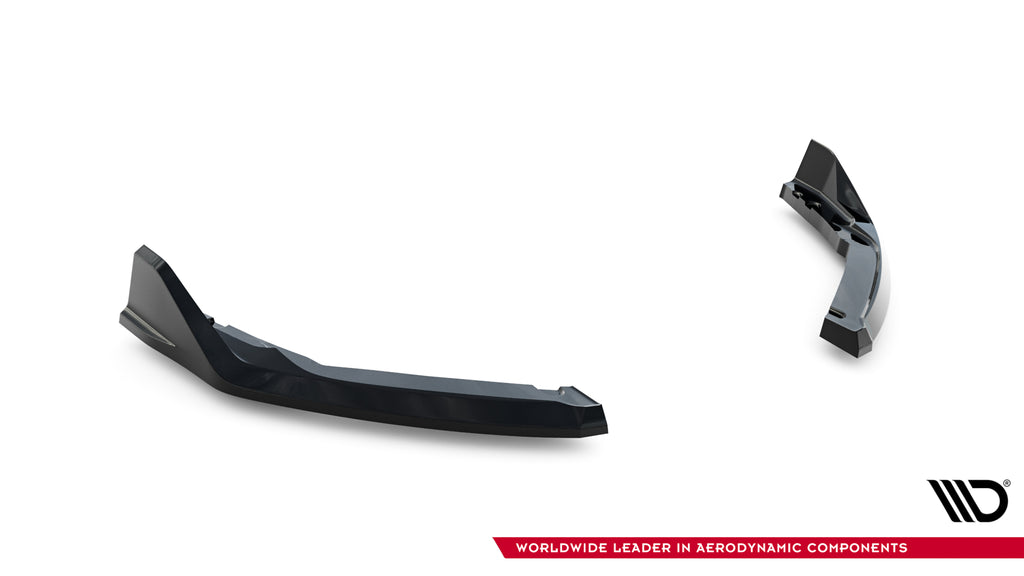 Maxton Design Heck Ansatz Flaps Diffusor V.2 passend für Toyota GR Corolla Mk12 schwarz Hochglanz