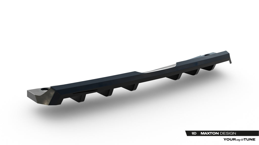 Maxton Design Street+ Mittlerer Diffusor RACE passend für Subaru WRX STI Mk2 schwarz Hochglanz