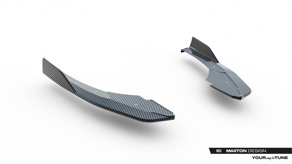Maxton Design Prepreg Carbon Fiber Heck Ansatz Flaps Diffusor passend für Audi RS3 Limousine 8Y Facelift
