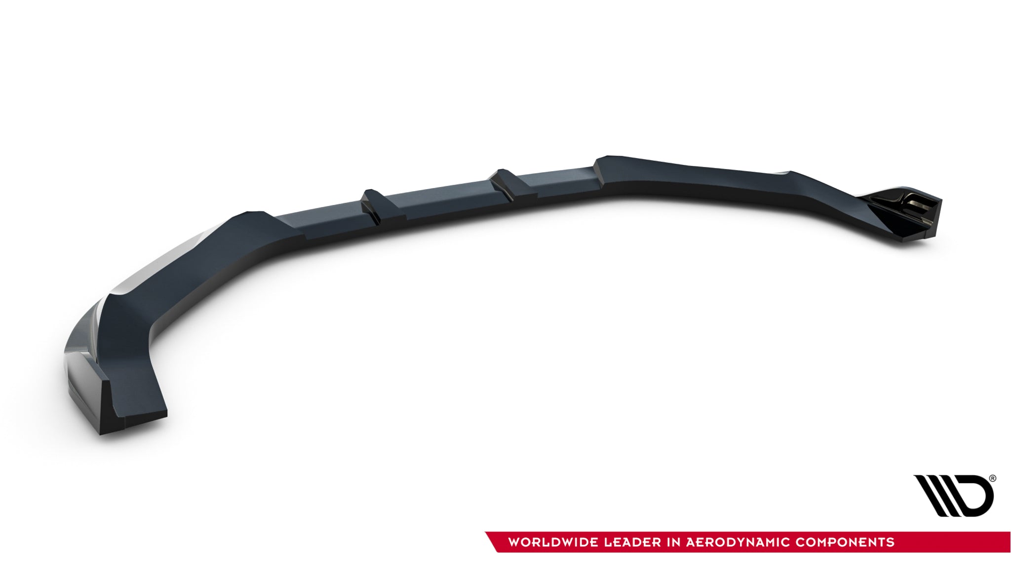 Maxton Design Street+ Spoilerlippe Front Ansatz V.3 passend für Audi RS3 Sportback 8Y Facelift schwarz Hochglanz