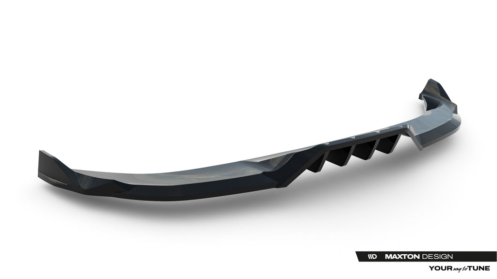 Maxton Design Street+ Mittlerer Diffusor RACE passend für V.3 Cupra Terramar Mk1 (mit AHK) schwarz Hochglanz