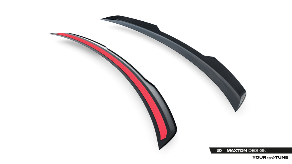 Maxton Design Niedriger Spoiler CAP passend für BYD Sealion 7 Mk1 schwarz Hochglanz