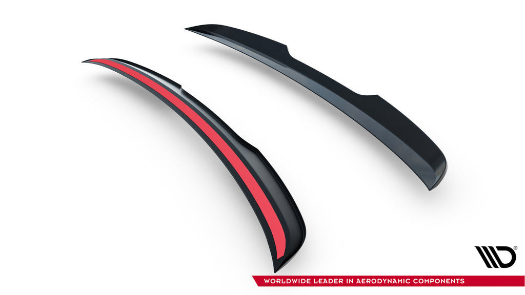 Maxton Design Spoiler CAP passend für BMW X2 M-Paket / iX2 U10 schwarz Hochglanz
