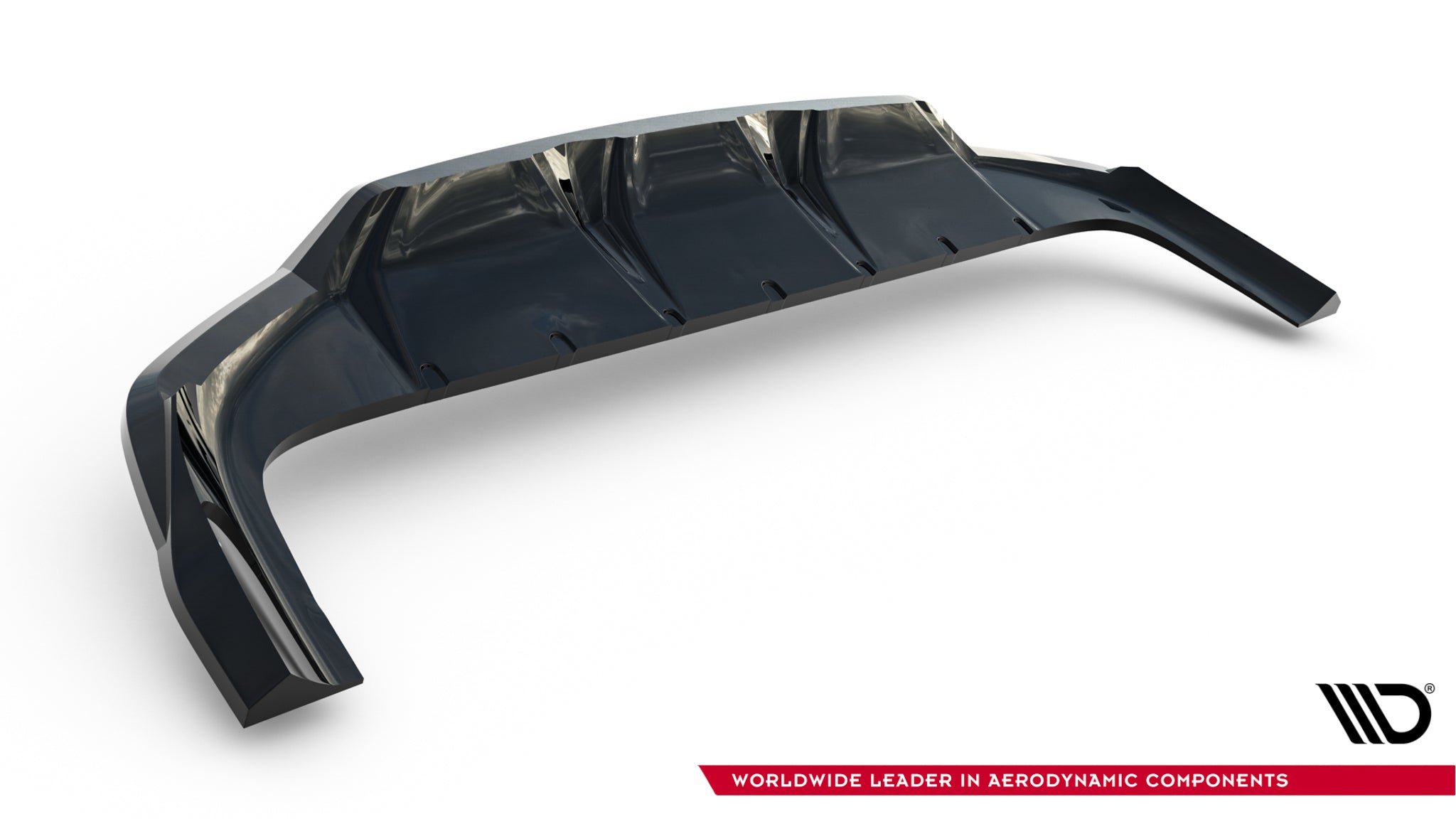 Maxton Design Street+ Mittlerer Diffusor RACE passend für MG HS Mk2 schwarz Hochglanz
