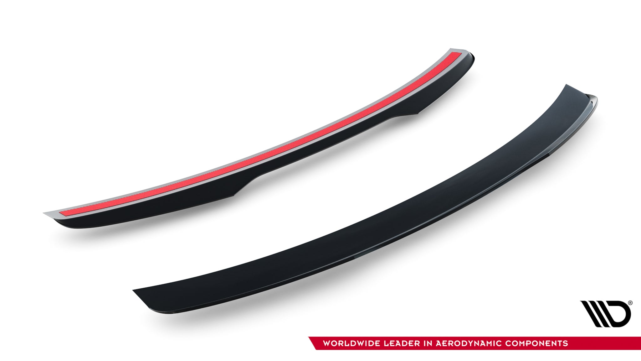 Maxton Design Spoiler CAP passend für Ford Mustang Dark Horse Mk7 schwarz Hochglanz