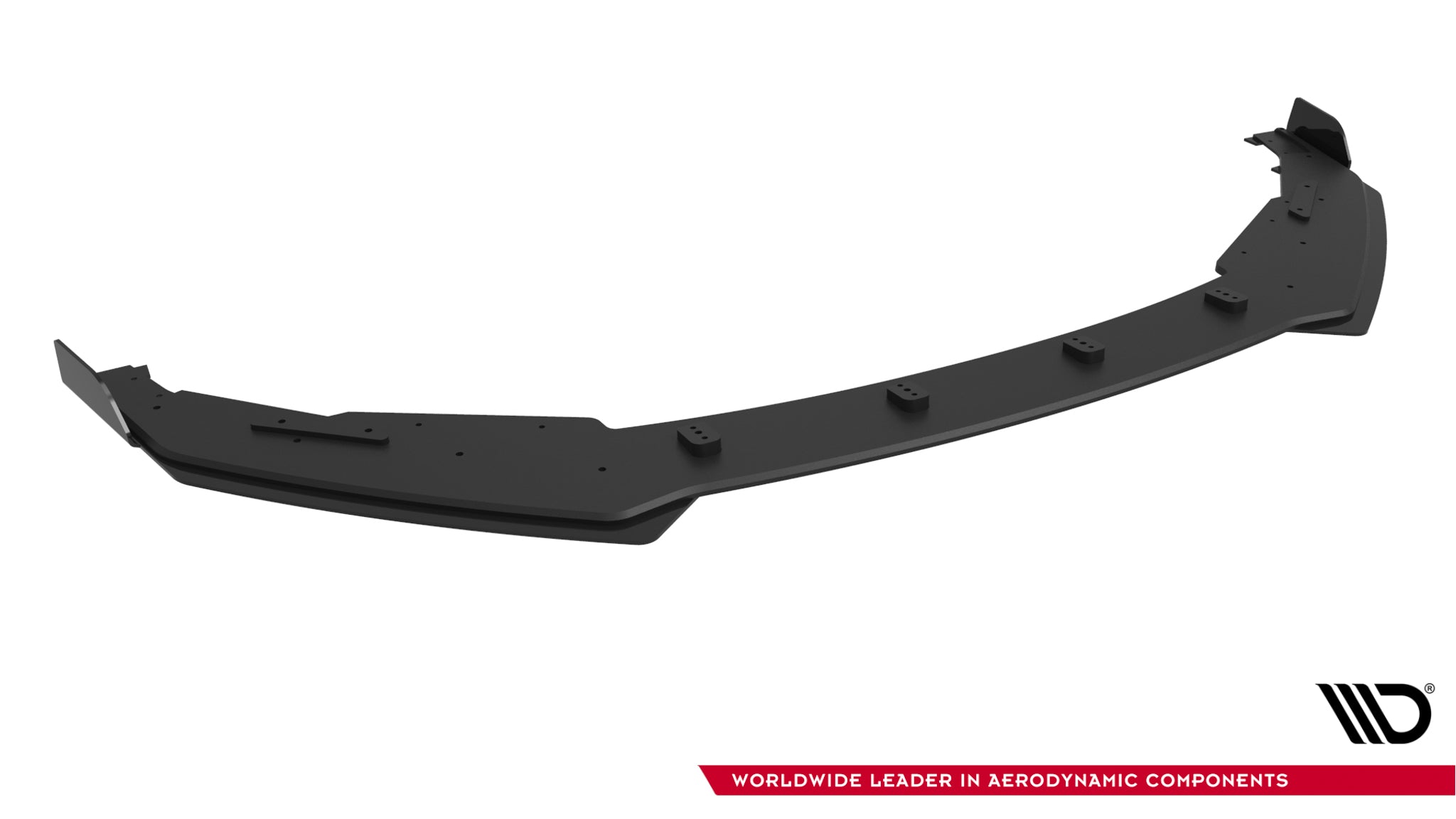 Maxton Design Street Pro Street+ Spoilerlippe Front Ansatz + Flaps passend für Subaru BRZ Mk2 schwarz Hochglanz