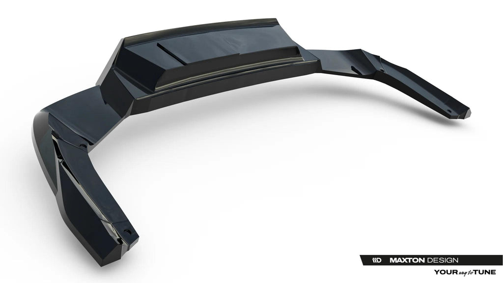 Maxton Design Street+ Mittlerer Diffusor RACE passend für Skoda Kodiaq RS Mk2 schwarz Hochglanz