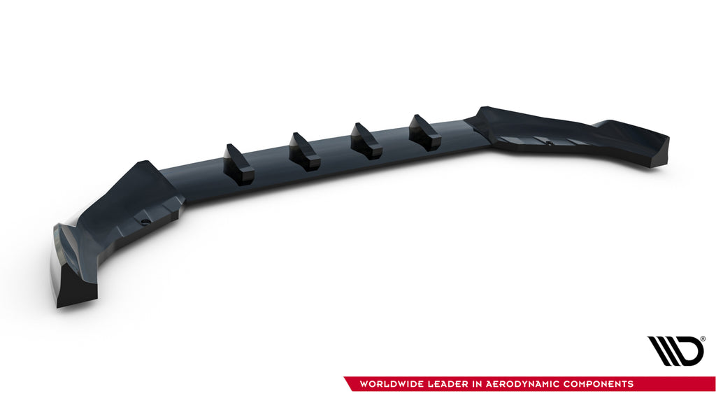 Maxton Design Street+ Spoilerlippe Front Ansatz passend für Mini Countryman JCW U25 schwarz Hochglanz