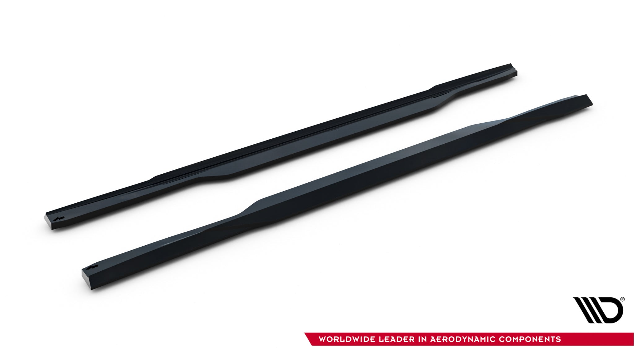 Maxton Design Street+ Seitenschweller Leisten passend für BMW M5 Limousine / Touring G90 schwarz Hochglanz
