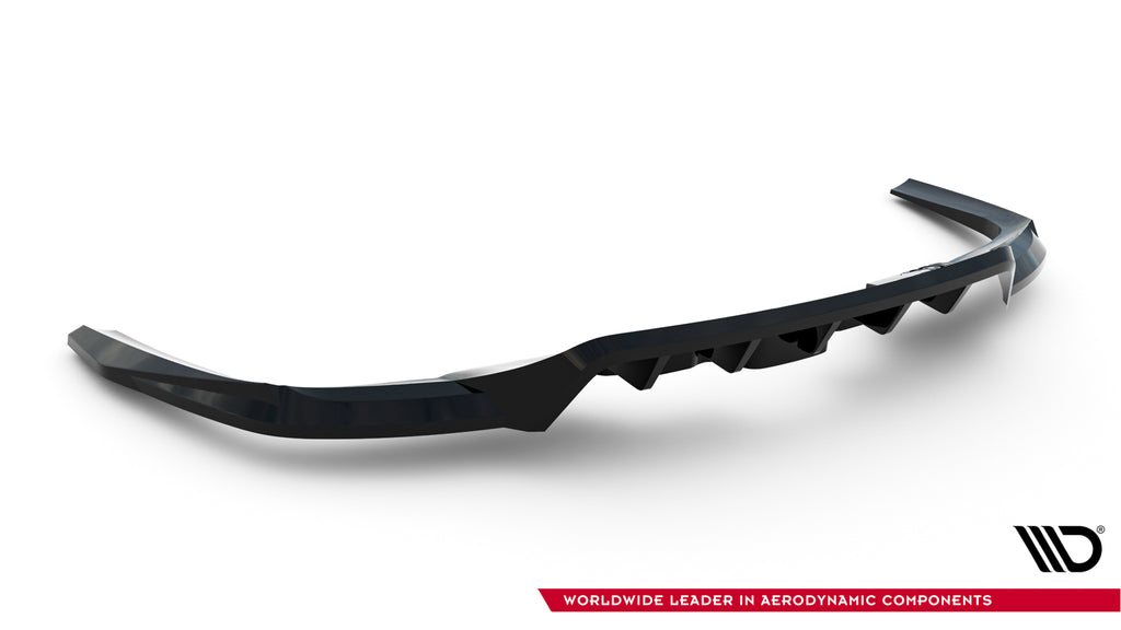 Maxton Design Street+ Mittlerer Diffusor RACE V.2 passend für Mercedes-Benz GLS AMG-Line X167 schwarz Hochglanz