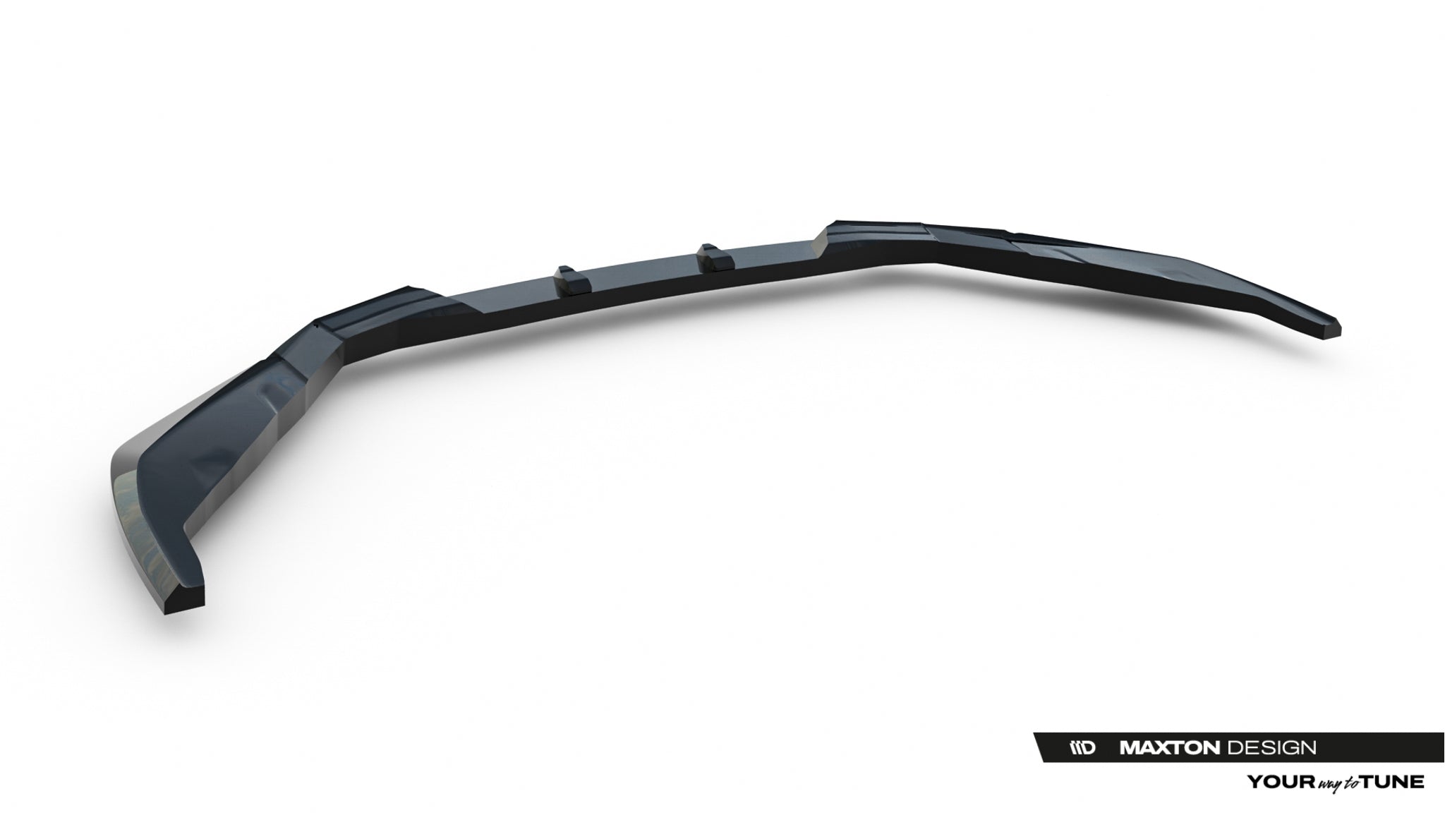 Maxton Design Street+ Spoilerlippe Front Ansatz V.2 passend für Lexus IS 500 Mk3 Facelift 2 (XE30) schwarz Hochglanz