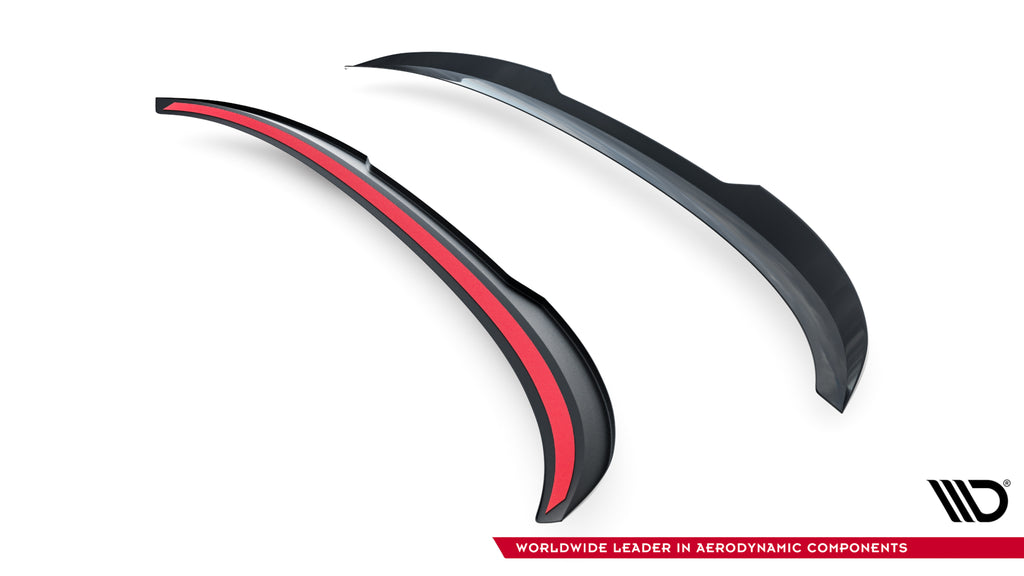 Maxton Design Spoiler CAP passend für BMW 4er Cabrio F33 schwarz Hochglanz