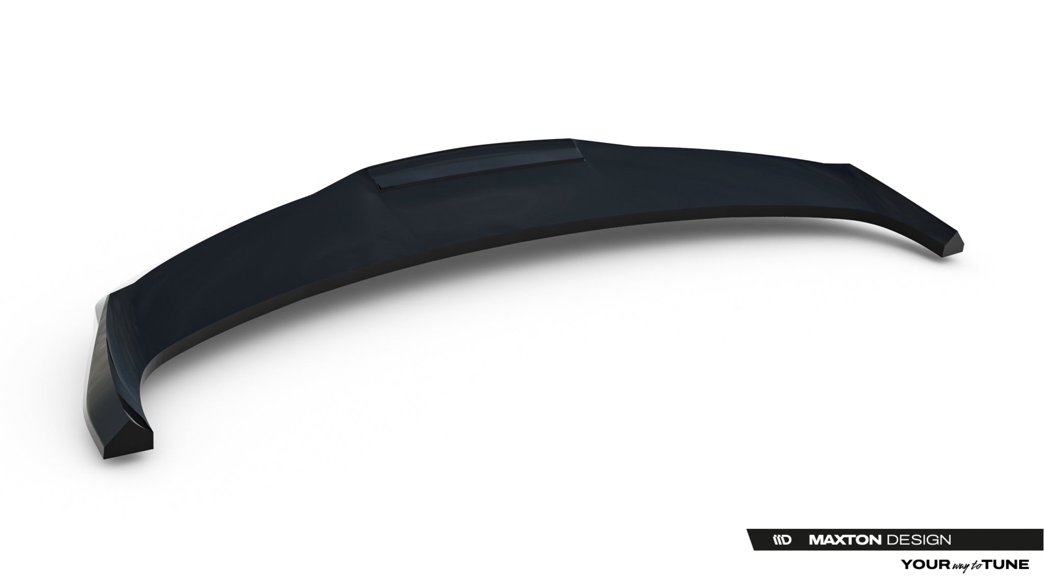 Maxton Design Street+ Spoilerlippe Front Ansatz passend für Cupra Tavascan Mk1 schwarz Hochglanz