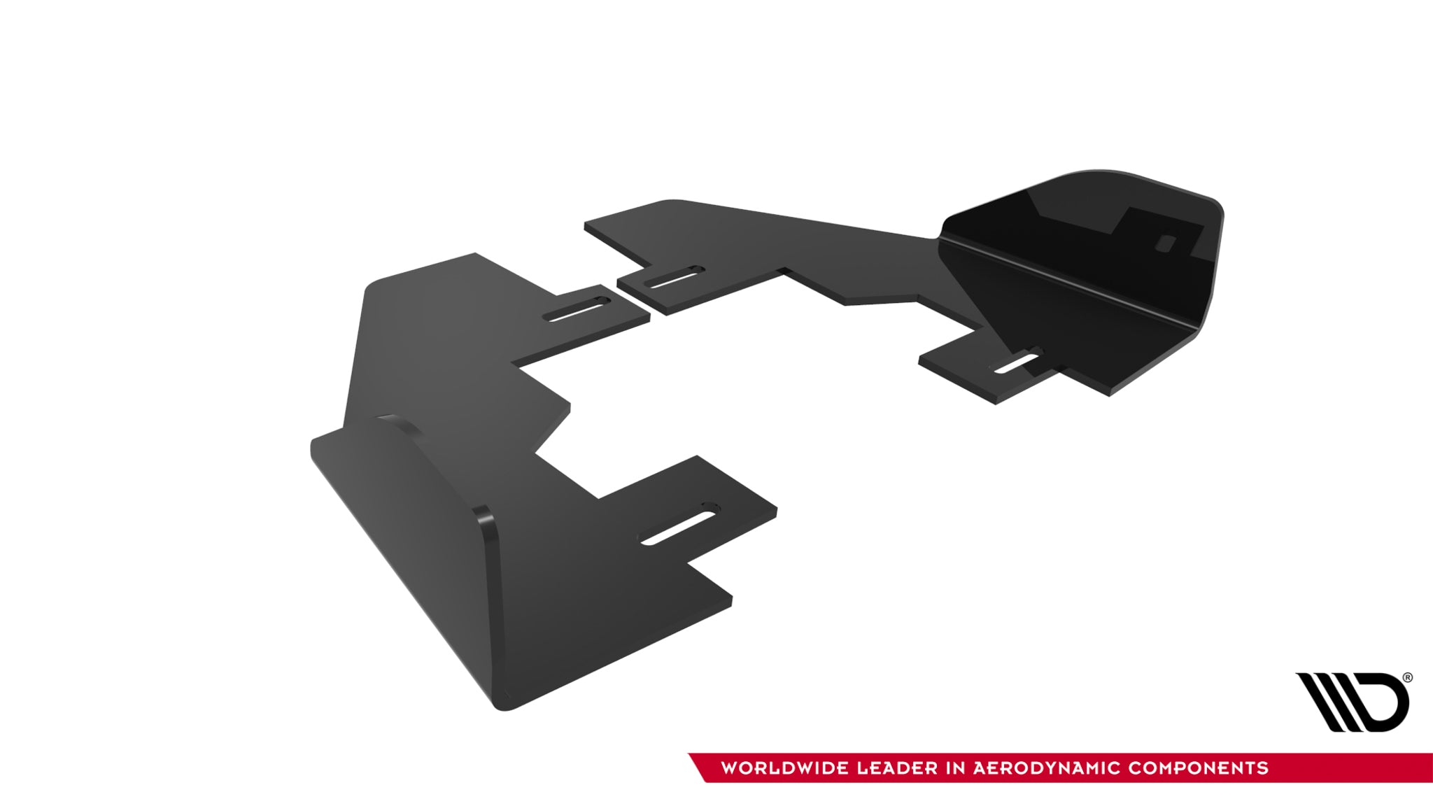 Maxton Design Hintere Seiten Flaps V.2 passend für BMW 1er M-Paket F70 schwarz Hochglanz