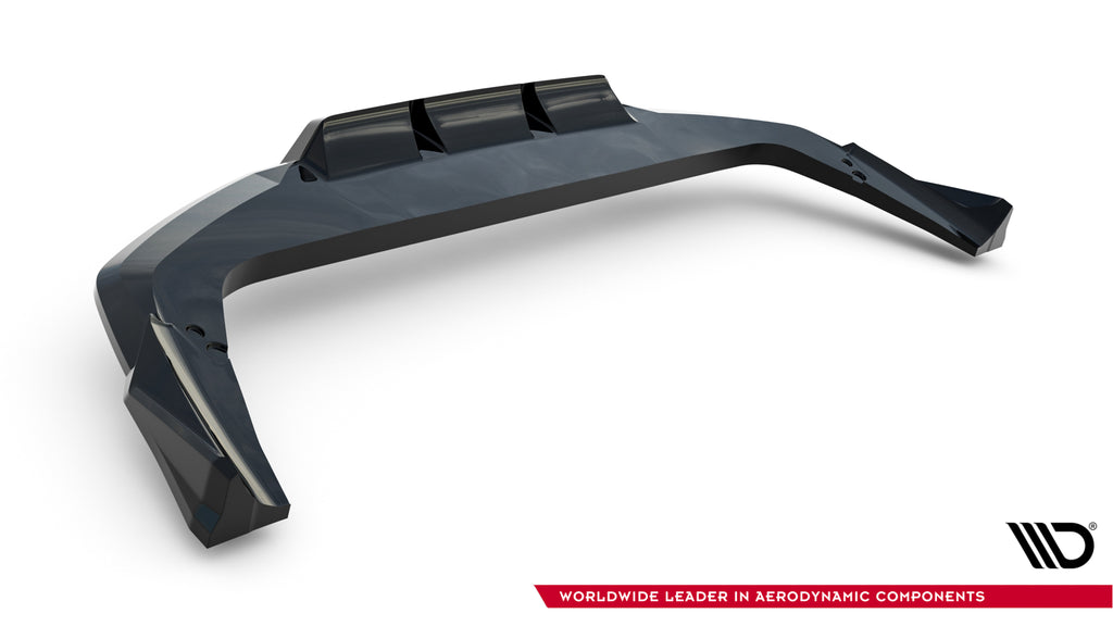 Maxton Design Street+ Mittlerer Diffusor RACE passend für BMW X2 M-Paket / iX2 U10 schwarz Hochglanz