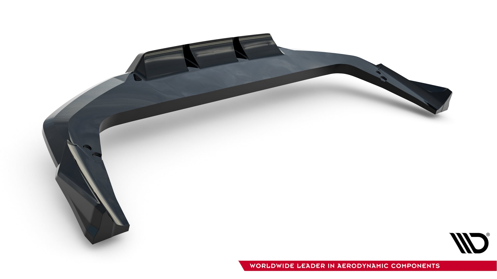 Maxton Design Street+ Mittlerer Diffusor RACE passend für BMW X2 M-Paket / iX2 U10 schwarz Hochglanz