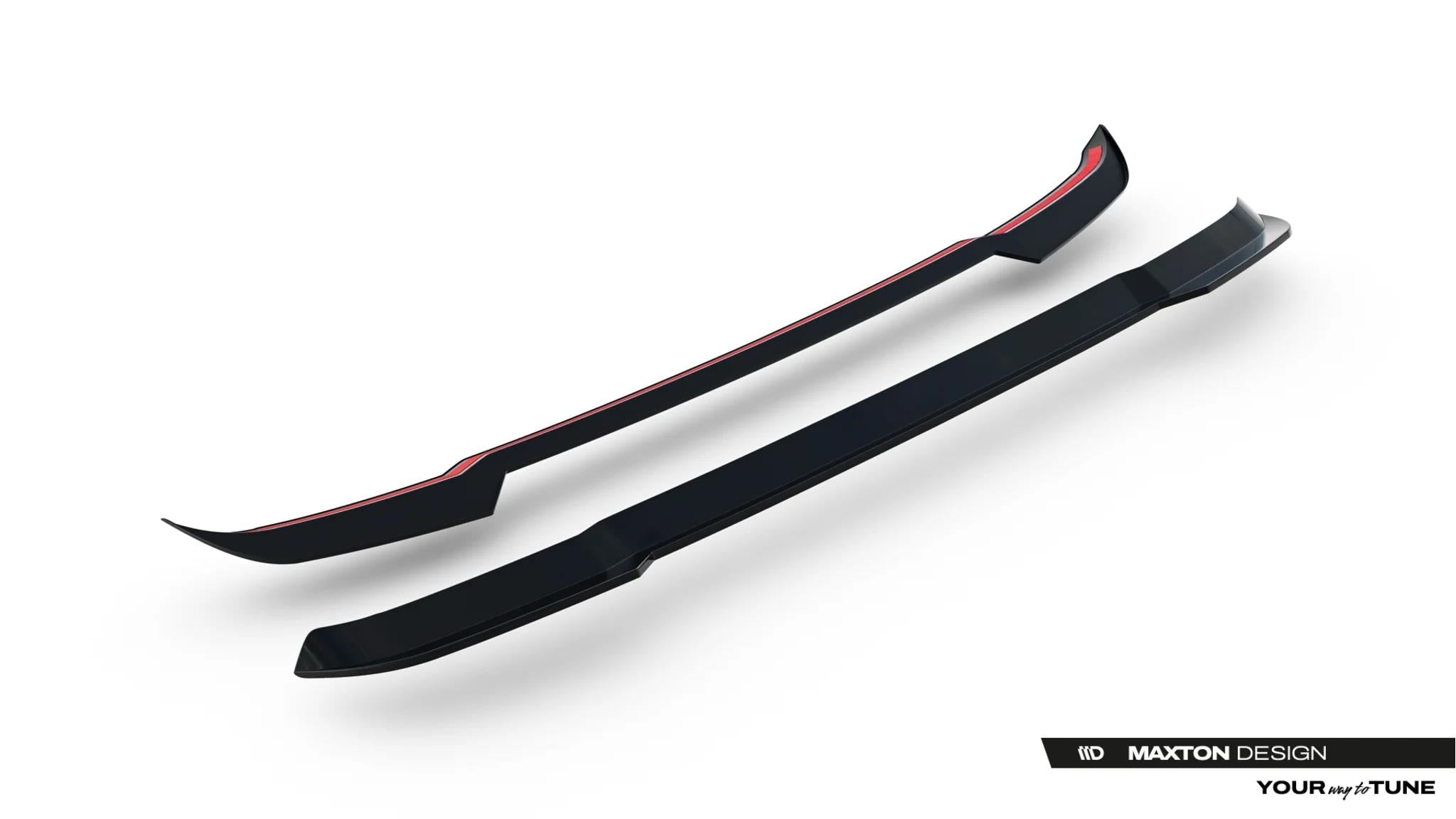 Maxton Design Heckspoiler Lippe Skoda Elroq RS Mk1 Schwarz Hochglanz