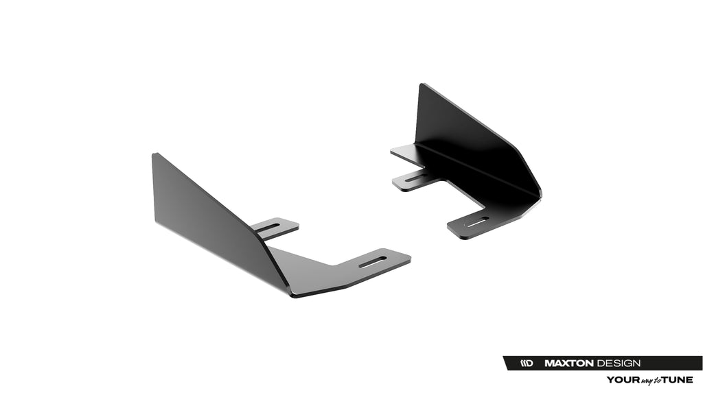 Maxton Design Hintere Seiten Flaps passend für Cupra Leon ST Mk1 Facelift schwarz Hochglanz