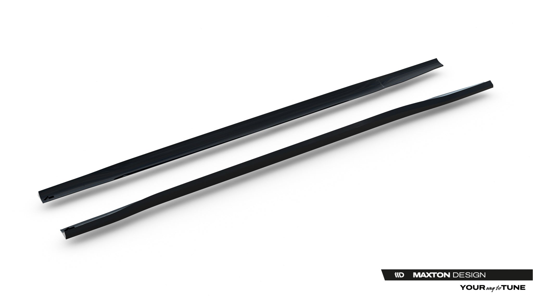 Maxton Design Street+ Seitenschweller Leisten passend für Opel Insignia OPC-Line Mk2 schwarz Hochglanz