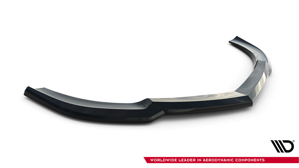 Maxton Design Street+ Spoilerlippe Front Ansatz V.2 passend für Mercedes-Benz SL 63 AMG R231 schwarz Hochglanz