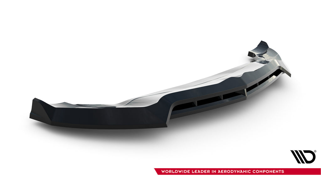 Maxton Design Street+ Spoilerlippe Front Ansatz V.3 passend für Alfa Romeo Stelvio Mk1 schwarz Hochglanz