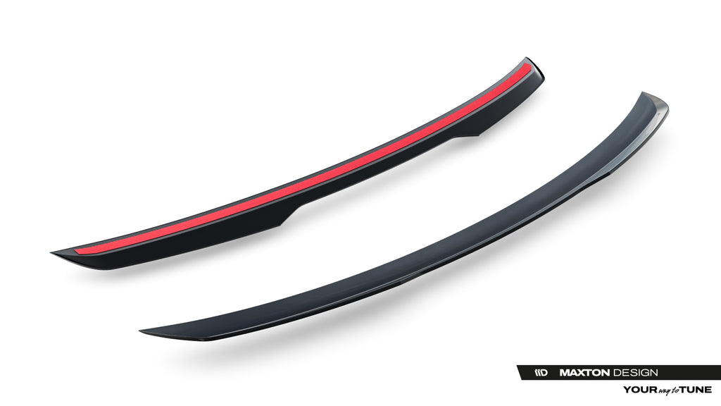 Maxton Design Niedriger Spoiler CAP passend für BYD Sealion 7 Mk1 schwarz Hochglanz