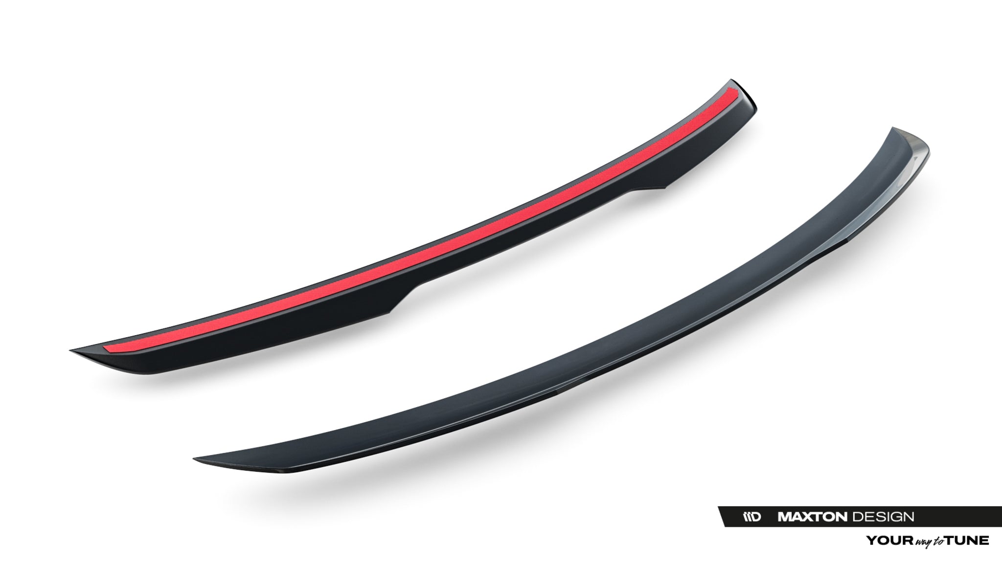 Maxton Design Niedriger Spoiler CAP passend für BYD Sealion 7 Mk1 schwarz Hochglanz