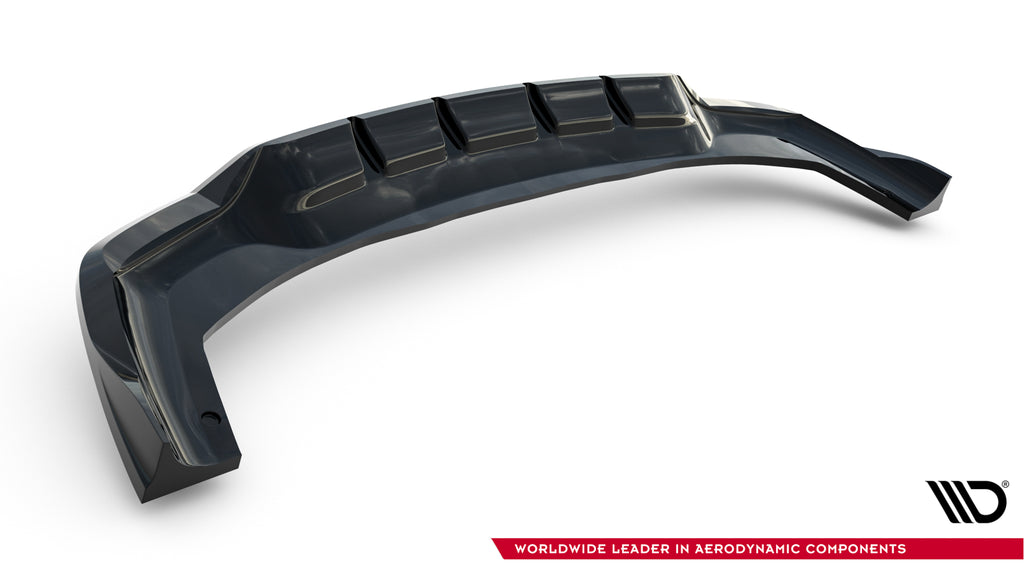 Maxton Design Street+ Mittlerer Diffusor RACE passend für MG HS Mk1 Facelift schwarz Hochglanz