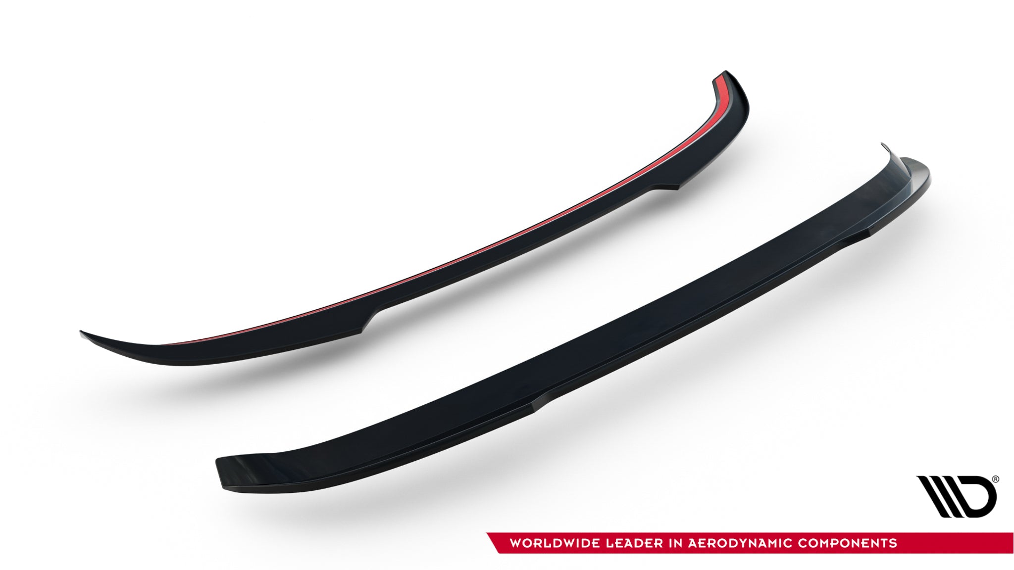Maxton Design Spoiler CAP passend für BMW 3er Standard / M340 / M-Paket / M3 Touring G21 / G81 schwarz Hochglanz