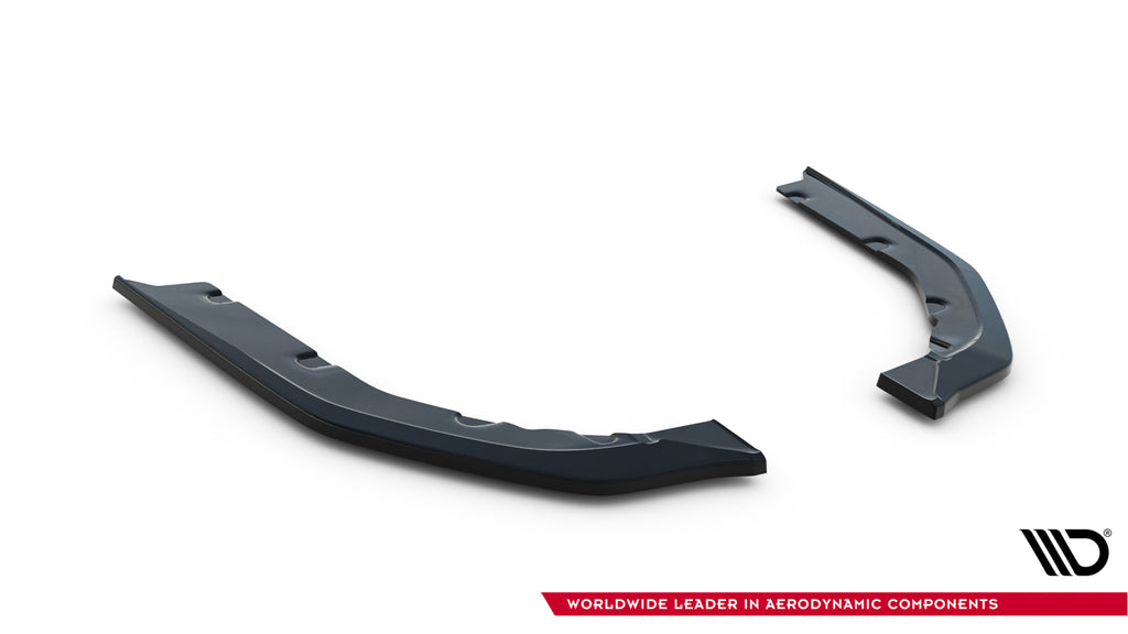 Maxton Design Heck Ansatz Flaps Diffusor V.3 passend für BMW M3 Limousine / Touring G80 / G81 schwarz Hochglanz