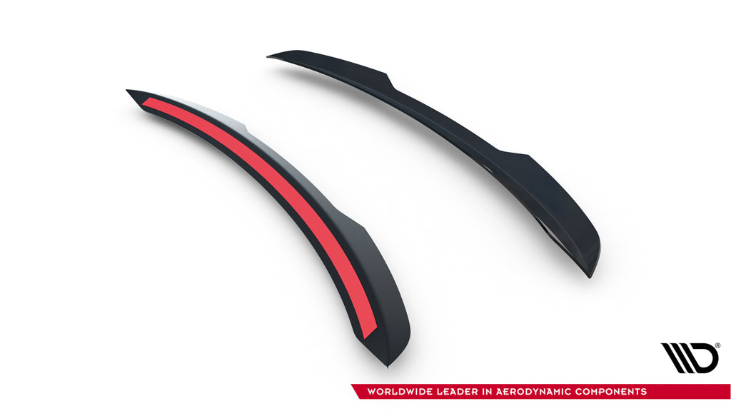 Maxton Design Spoiler CAP passend für Renault Megane E-Tech Electric Mk1 schwarz Hochglanz
