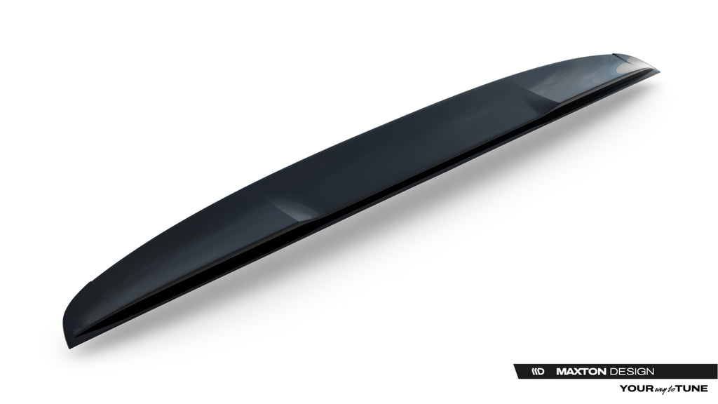Maxton Design Heckscheiben Spoiler Passend für Porsche Panamera 4 / 4S E-Hybrid / 4 E-Hybrid 972 Schwarz Hochglanz