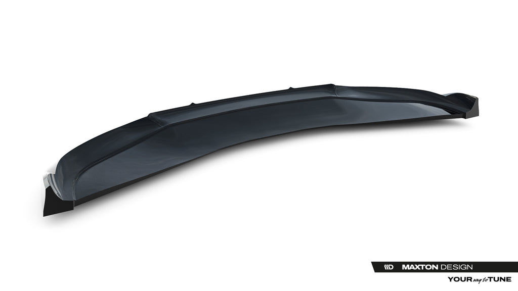 Maxton Design Street+ Spoilerlippe Front Ansatz V.2 passend für Cupra Born Mk1 schwarz Hochglanz