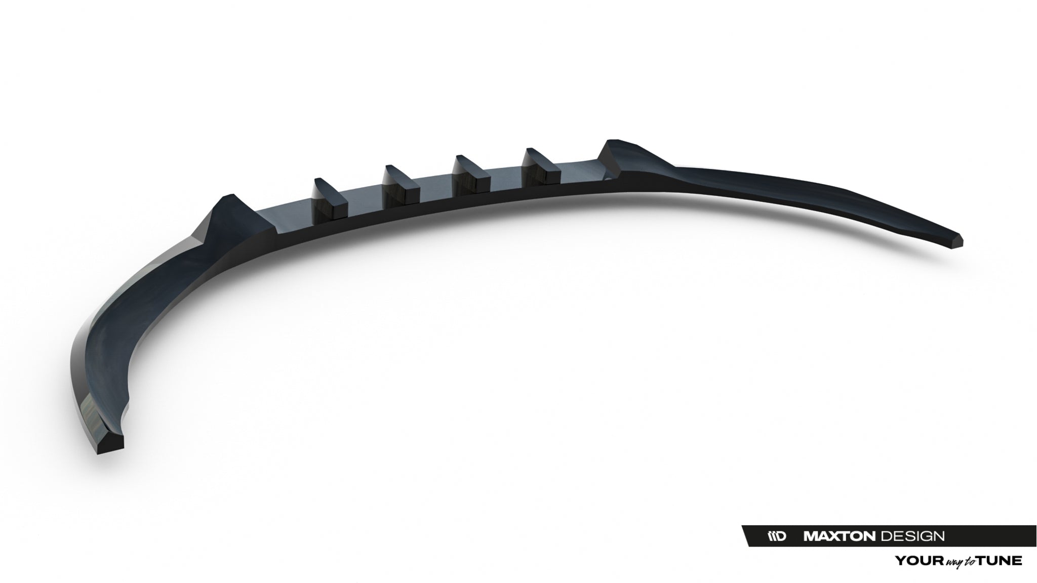 Maxton Design Street+ Spoilerlippe Front Ansatz passend für Opel Insignia OPC-Line Mk2 schwarz Hochglanz