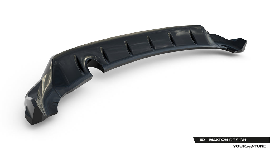 Maxton Design Street+ Mittlerer Diffusor RACE passend für MG 3 Mk1 schwarz Hochglanz