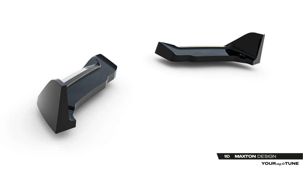 Maxton Design Heck Ansatz Flaps Diffusor V.2 passend für Toyota GR Yaris Mk4 Facelift schwarz Hochglanz