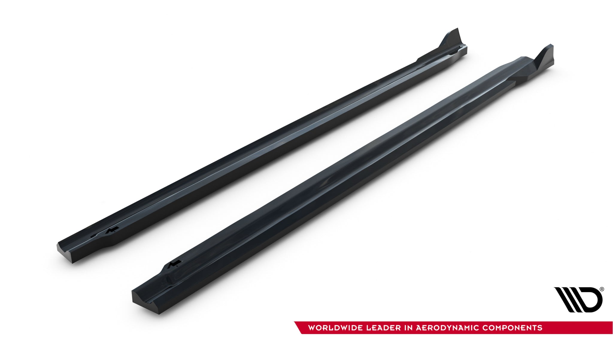 Maxton Design Street+ Seitenschweller Leisten V.2 passend für Alfa Romeo Stelvio Mk1 schwarz Hochglanz