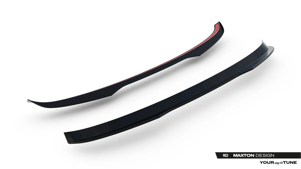 Maxton Design Heckspoiler Lippe Skoda Scala Mk1 Facelift Schwarz Hochglanz