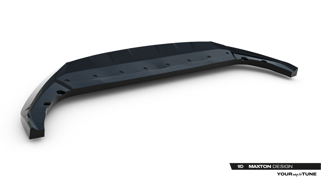 Maxton Design Street+ Spoilerlippe Front Ansatz V.1 passend für BYD Seal U Mk1 schwarz Hochglanz
