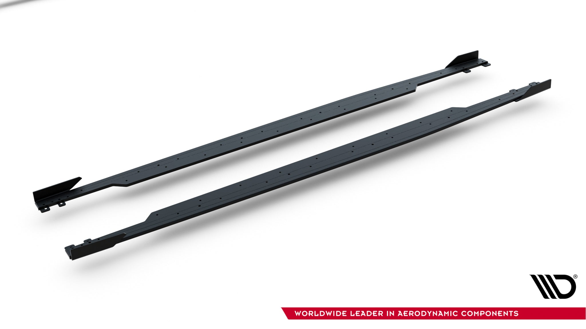 Maxton Design Street Pro Street+ Seitenschweller Leisten + Flaps passend für Audi RS3 Sportback 8Y Facelift schwarz Hochglanz