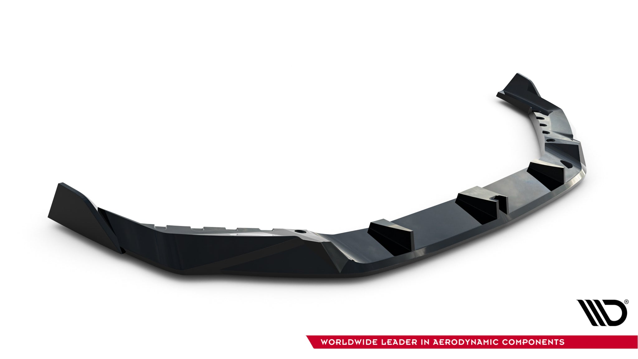 Maxton Design Street+ Spoilerlippe Front Ansatz V.2 passend für BMW M5 Limousine / Touring G90 schwarz Hochglanz