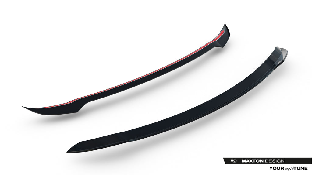 Maxton Design Spoiler CAP passend für Land Rover Range Rover Evoque Dynamic Mk2 schwarz Hochglanz