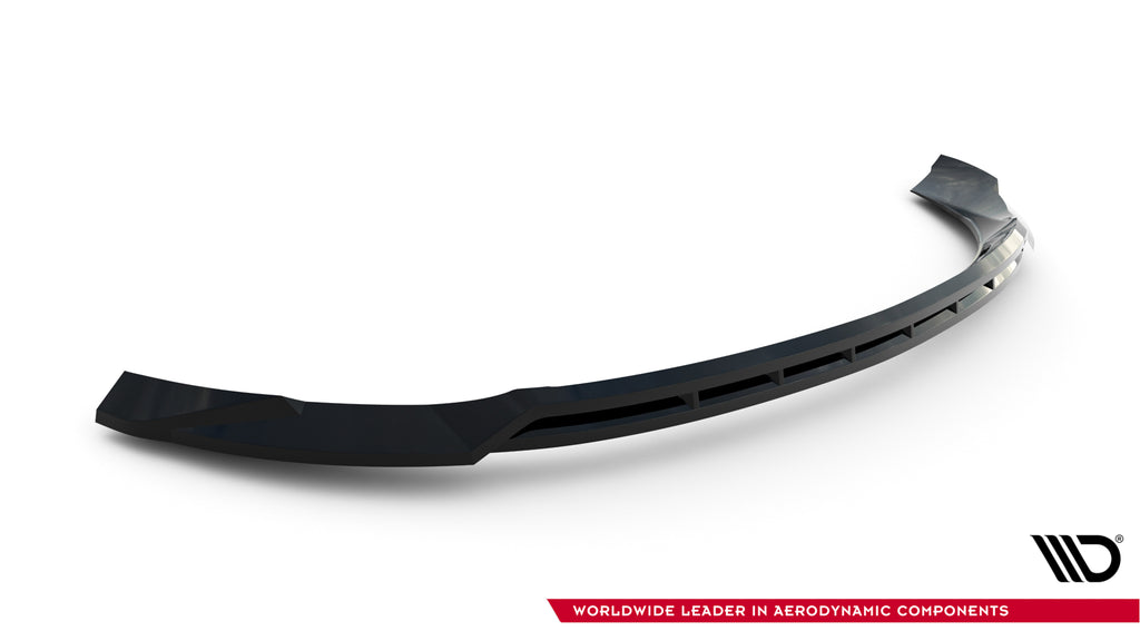 Maxton Design Street+ Spoilerlippe Front Ansatz passend für Mercedes-AMG GLC 43 X254 schwarz Hochglanz