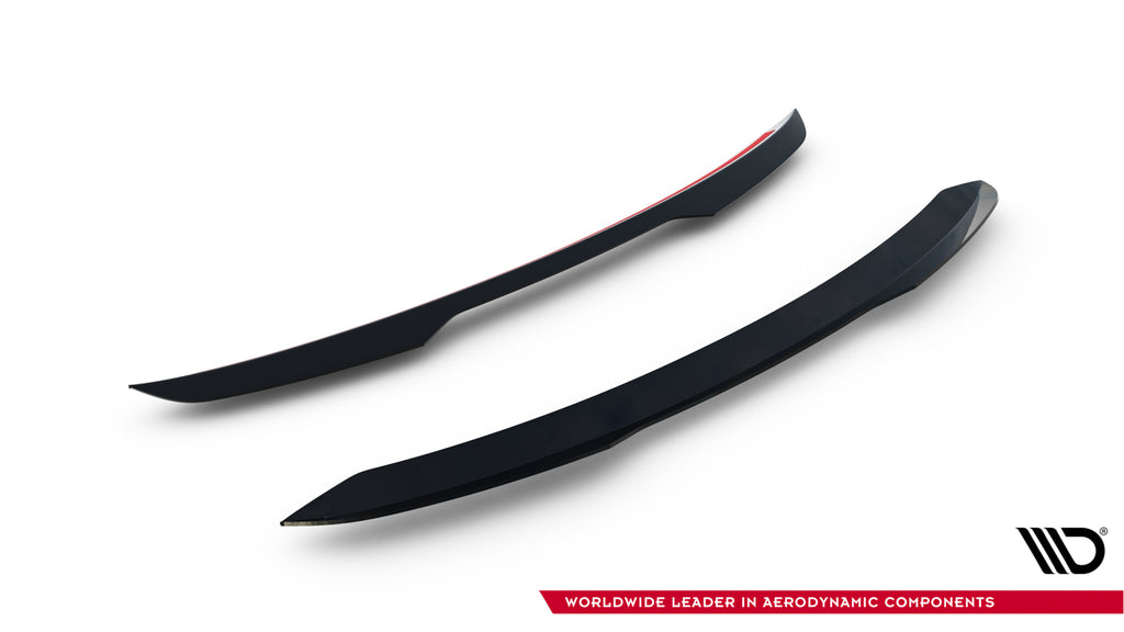 Maxton Design Spoiler CAP passend für Renault Megane E-Tech Electric Mk1 schwarz Hochglanz